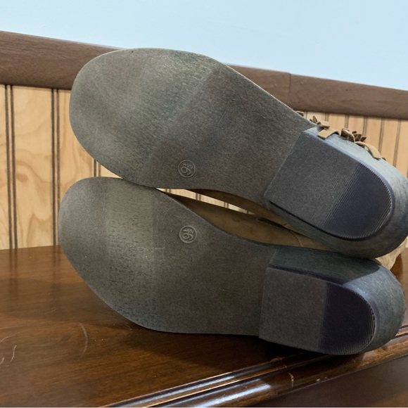 NIB Brown Faux Suede Tall Fringe Boots Madonna’s Material Girl Brand  (9.5) - Picture 6 of 11